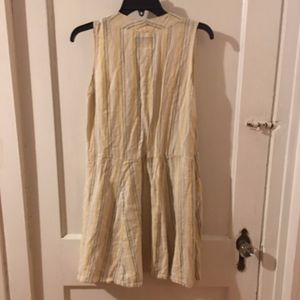 FLAX Linen Striped Dress